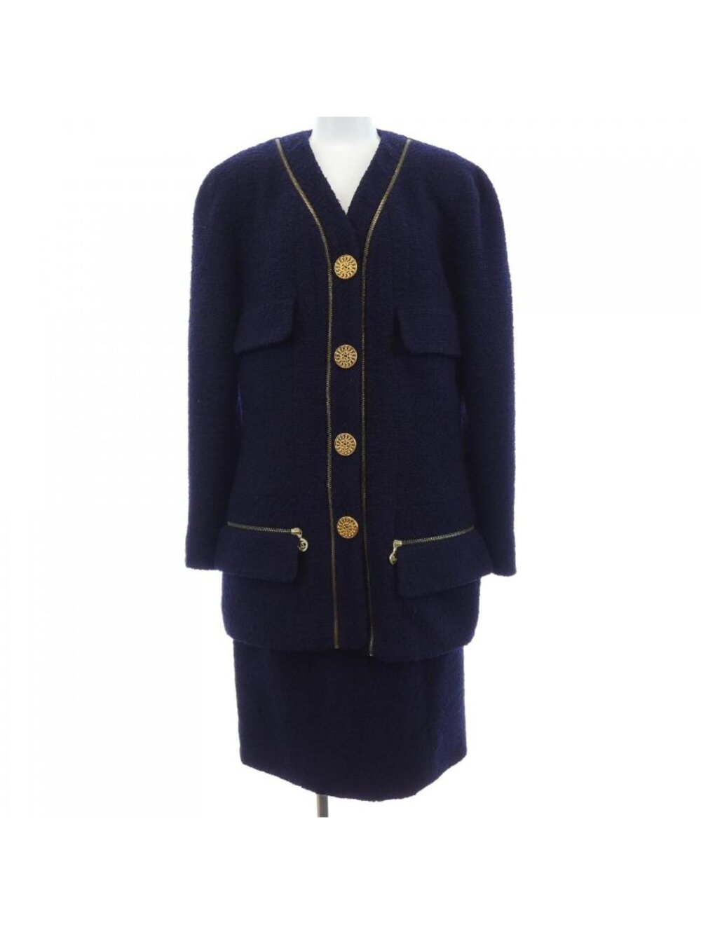 Chanel Vintage Suit Navy